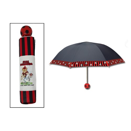 Ombrello pieghevole calcio Rossonero