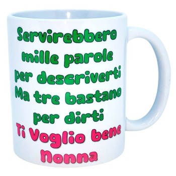 Tazza mug ceramica in scatola - Ti voglio bene Nonna