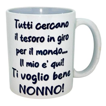 Tazza mug ceramica in scatola - Ti voglio bene nonno!