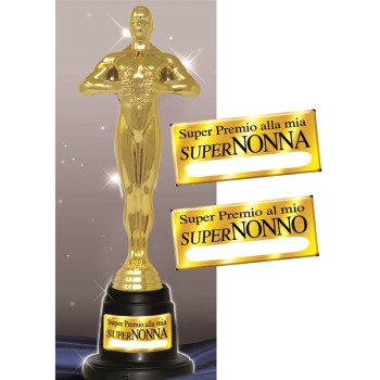Statuina trofeo dorato Cm. 29 - Nonni
