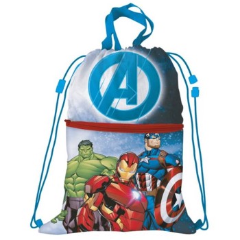 Sacca con laccetti e tasca Cm. 44x33 - Avengers