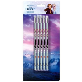 Blister 5 matite con gomma in blister - Frozen