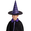 Cappello strega righe viola H. cm. 35