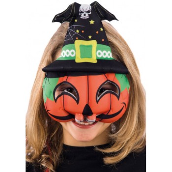Maschera bimbo zucca in tessuto