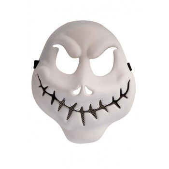 Maschera fantasma con bocca cucita soft 2