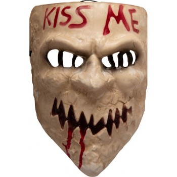 Maschera mostro in plastica "KISS ME" 2