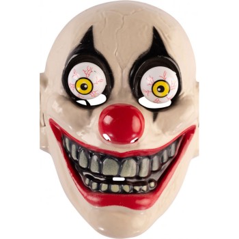 Maschera clown horror in plastica 2