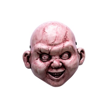 Maschera bambola horror in plastica 2