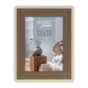 Portafoto in legno mdf Cm. 18x23 - Foto cm. 13x18 - Legno...