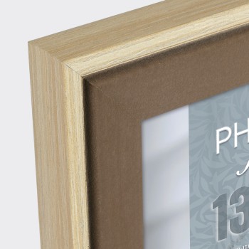 Portafoto in legno mdf Cm. 18x23 - Foto cm. 13x18 - Legno... 2