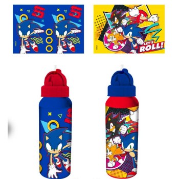 Borraccia alluminio 550 ML con cannuccia - Sonic -...