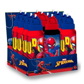 Borraccia alluminio 550 ML con cannuccia - Spiderman -... 2