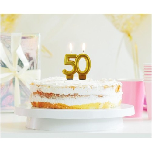 Candelina per torta numero doppio H. cm. 8 -...