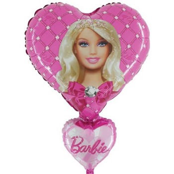 Palloncino mylar supershape cuore 36’’ - Barbie