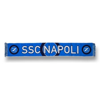 Sciarpa jacquard in acrilico scritta - SSC Napoli