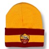 Cappello cuffia acrilico con logo ricamato arancione - AS Roma