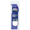 Forchetta compact trasparente riutilizzabile - Confezione 15 pezzi - Blu