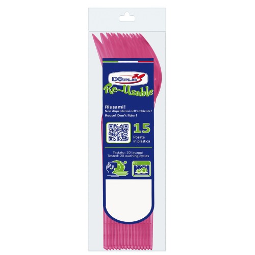 Cucchiaio compact trasparente riutilizzabile -...