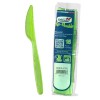 Coltello compact trasparente riutilizzabile - Confezione 15 pezzi - Verde