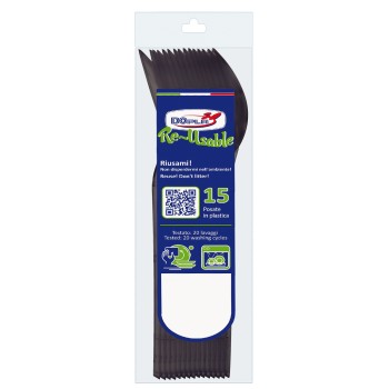 Cucchiaio compact trasparente riutilizzabile - Confezione...