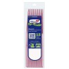 Coltello compact trasparente riutilizzabile - Confezione 15 pezzi - Rosa