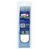 Coltello compact trasparente riutilizzabile - Confezione 15 pezzi - Azzurro