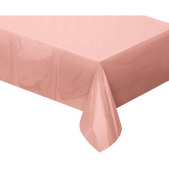 Tovaglia metallizzata Cm. 137x183 - Rosa Gold