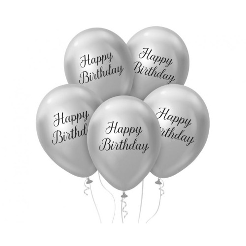 Palloncini lattice 12" Platinum Silver - Happy...