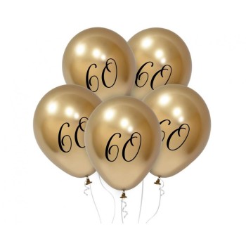 Palloncini lattice 12'' Cm. 30 Platinum Oro Gold - 60 -...