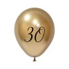 Palloncini lattice 12'' Cm. 30 Platinum Oro Gold - 30 - Blister 5 pezzi