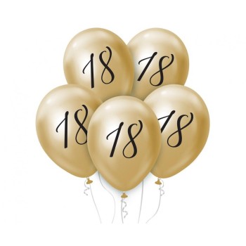 Palloncini lattice 12'' Cm. 30 Platinum Oro Gold - 18 -...