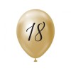 Palloncini lattice 12'' Cm. 30 Platinum Oro Gold - 18 - Blister 5 pezzi