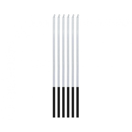 Candeline magiche stelo sottili Cm. 15 - Silver...