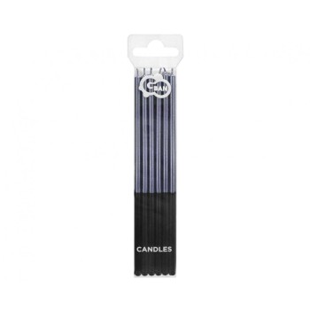 Candeline per torta sottili Cm. 14,5 - Blister 6 pezzi -... 2