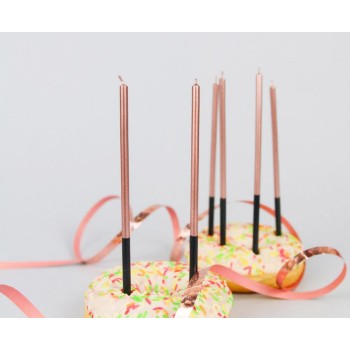 Candeline per torta sottili Cm. 14,5 - Blister 6 pezzi -... 2
