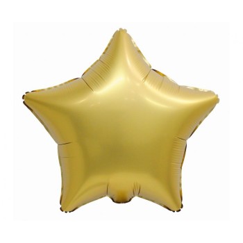 Palloncino mylar 19'' - Stella - Matt - Oro Gold Antico