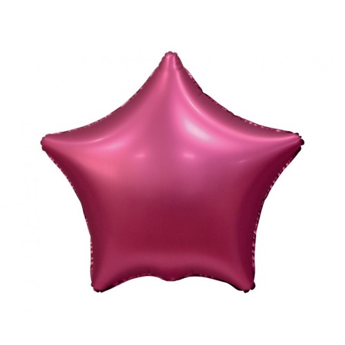 Palloncino mylar 19'' - Stella - Matt - Dark Pink