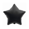 Palloncino mylar 19'' - Stella - Matt - Nero