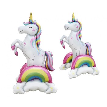 Palloncino mylar standing 3D Cm. 94x52x43 - Unicorno