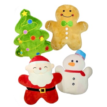 Cuscino sagomato Natalizio 3D Cm. 40 - Soggetti assortiti