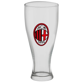 Bicchiere vetro birra 415 ML - AC Milan