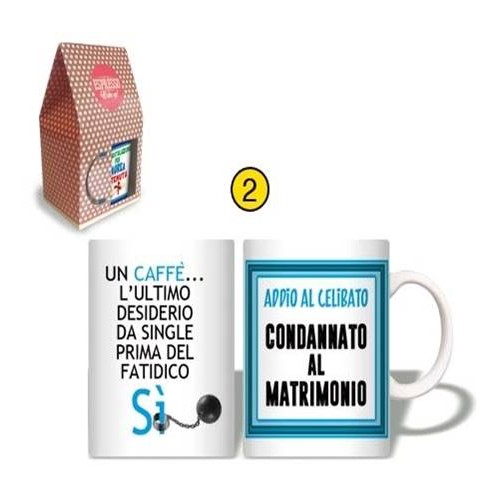 Tazzina da caffè Celibato in gift box