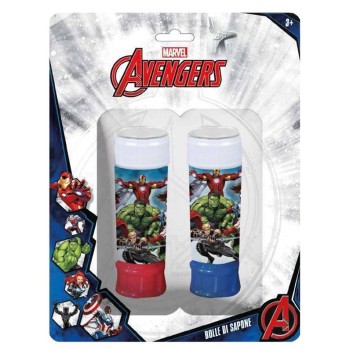 Bolle di sapone in tubetto blister 2 pezzi - Avengers