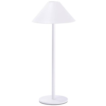 Lampada lumetto touch ricaricabile Cm. 15x35 - Bianca