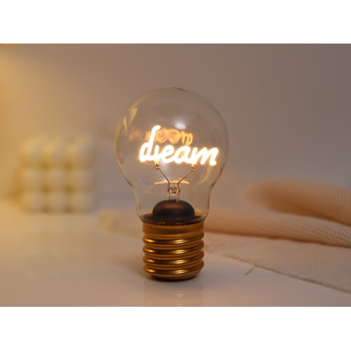Lampada a forma di lampadina "Dream" Cm. 12x7