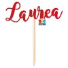 Cake topper mini metallizzato Italic – Laurea