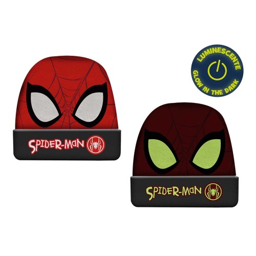 Cappello cuffia con risvolto luminescente -...