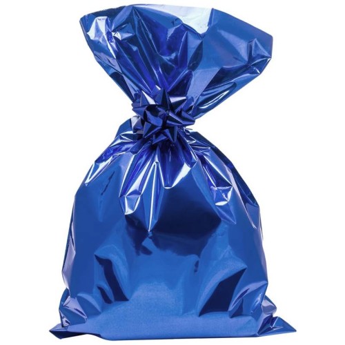 Buste regalo sacco metallizzata Cm. 35x50 - Blu...