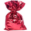 Buste regalo sacco metallizzata Cm. 25x40 - Rosso - Confezione 50 pezzi