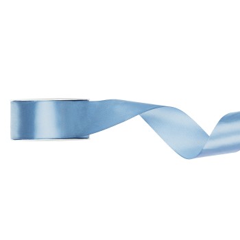Nastro Raso Satin 25mm/25metri - Misty Blue